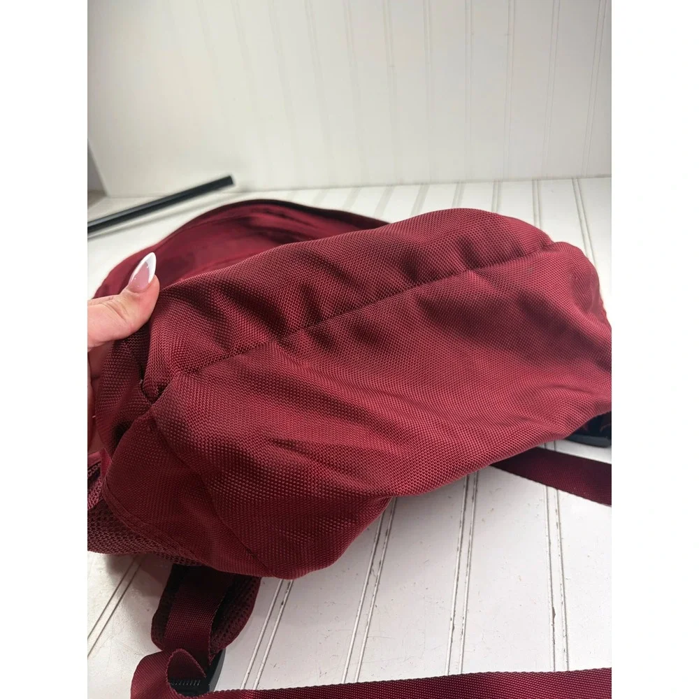 Victoria Secret PINK Collegiate Burgundy Maroon School Large Backpack Bag